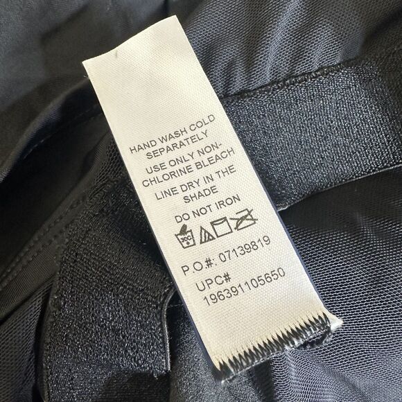 Swimsuits For All Sarong Front One Piece Swimsuit Black Plus Size 34 - Picture 13 of 16